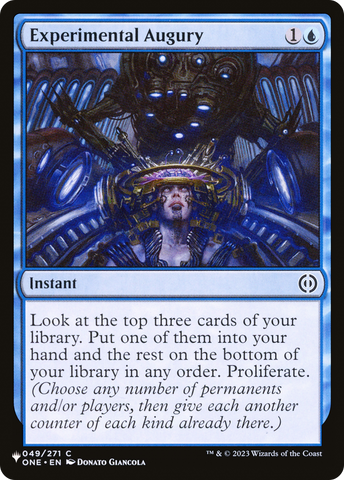 Experimental Augury [The List] - The Mythic Store | 24h Order Processing