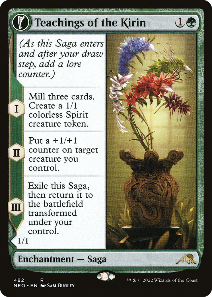 Teachings of the Kirin // Kirin-Touched Orochi (Extended Art) [Kamigawa: Neon Dynasty] - The Mythic Store | 24h Order Processing