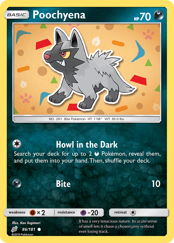 Poochyena (86/181) [Sun & Moon: Team Up] - The Mythic Store | 24h Order Processing