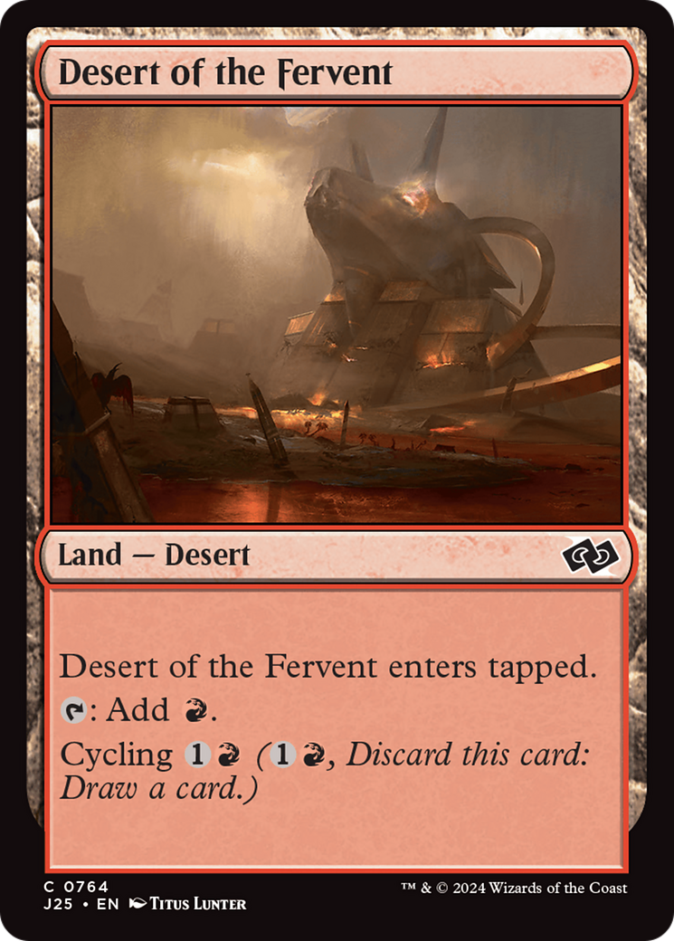 Desert of the Fervent [Foundations Jumpstart] - The Mythic Store | 24h Order Processing