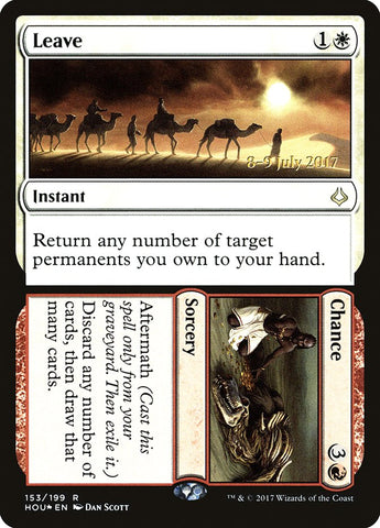 Leave // Chance [Hour of Devastation Prerelease Promos] - The Mythic Store | 24h Order Processing