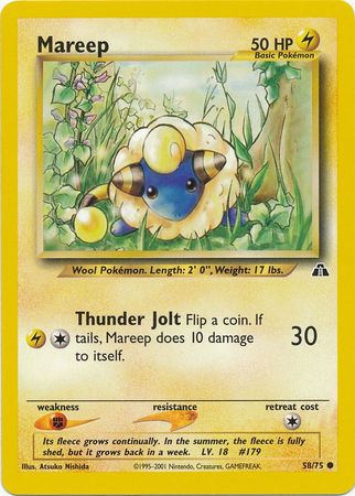 Mareep (58/75) [Neo Discovery Unlimited] - The Mythic Store | 24h Order Processing