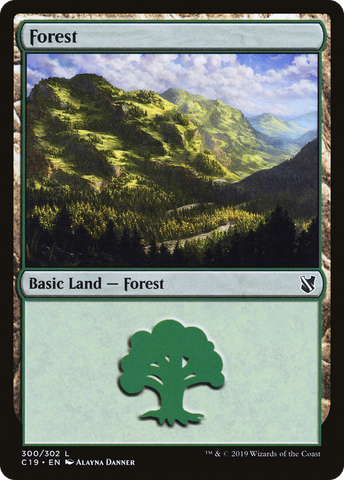 Forest (300) [Commander 2019] - The Mythic Store | 24h Order Processing