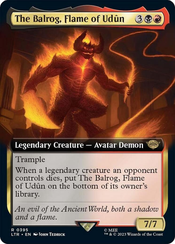 The Balrog, Flame of Udun (Extended Art) [The Lord of the Rings: Tales of Middle-Earth] - The Mythic Store | 24h Order Processing