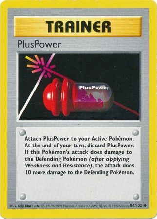 PlusPower (84/102) [Base Set Shadowless Unlimited] - The Mythic Store | 24h Order Processing