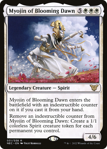 Myojin of Blooming Dawn [Kamigawa: Neon Dynasty Commander] - The Mythic Store | 24h Order Processing