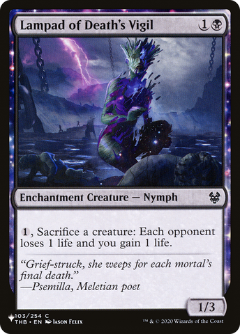 Lampad of Death's Vigil [The List] - The Mythic Store | 24h Order Processing