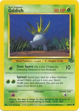 Oddish (58/64) [Jungle Unlimited] - The Mythic Store | 24h Order Processing
