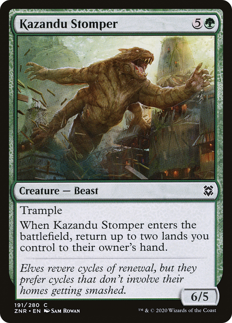 Kazandu Stomper [Zendikar Rising] - The Mythic Store | 24h Order Processing