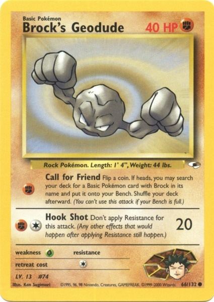 Brock's Geodude (66/132) [Gym Heroes Unlimited] - The Mythic Store | 24h Order Processing