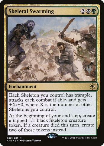 Skeletal Swarming (Promo Pack) [Dungeons & Dragons: Adventures in the Forgotten Realms Promos] - The Mythic Store | 24h Order Processing