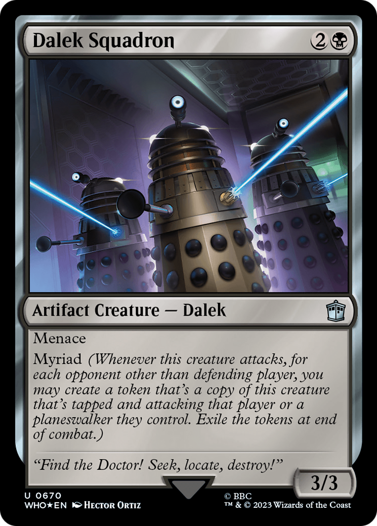 Dalek Squadron (Surge Foil) [Doctor Who] - The Mythic Store | 24h Order Processing