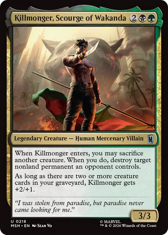 Killmonger, Scourge of Wakanda [Marvel Super Heroes] - The Mythic Store | 24h Order Processing
