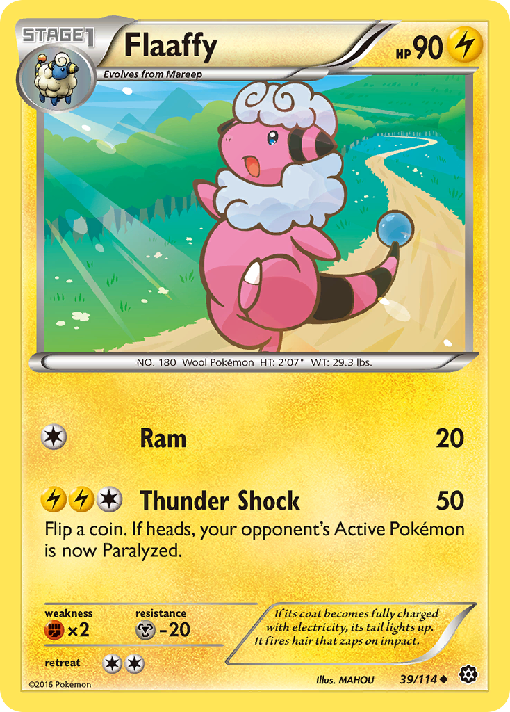 Flaaffy (39/114) [XY: Steam Siege] - The Mythic Store | 24h Order Processing
