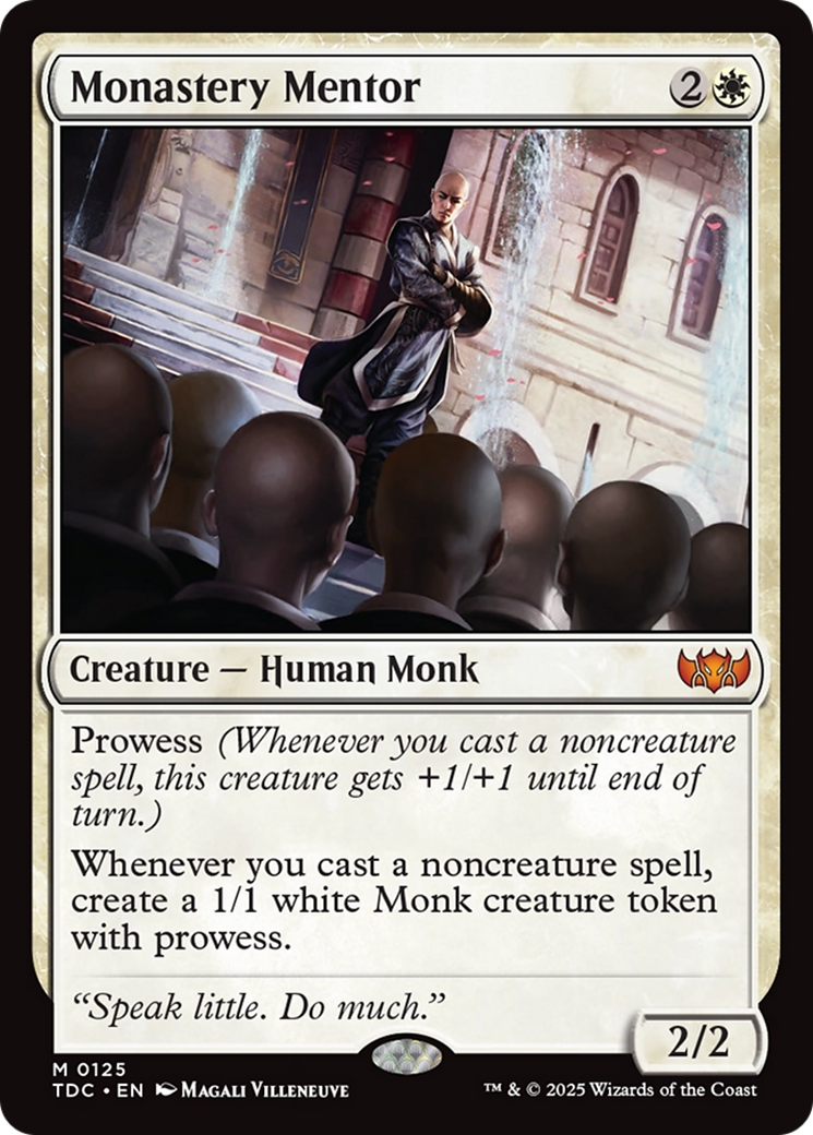 Monastery Mentor [Tarkir: Dragonstorm Commander] - The Mythic Store | 24h Order Processing