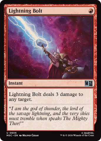 Lightning Bolt [Marvel Super Heroes Commander] - The Mythic Store | 24h Order Processing