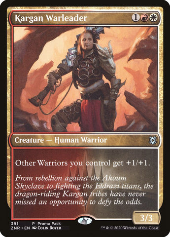 Kargan Warleader (Promo Pack) [Zendikar Rising Promos] - The Mythic Store | 24h Order Processing