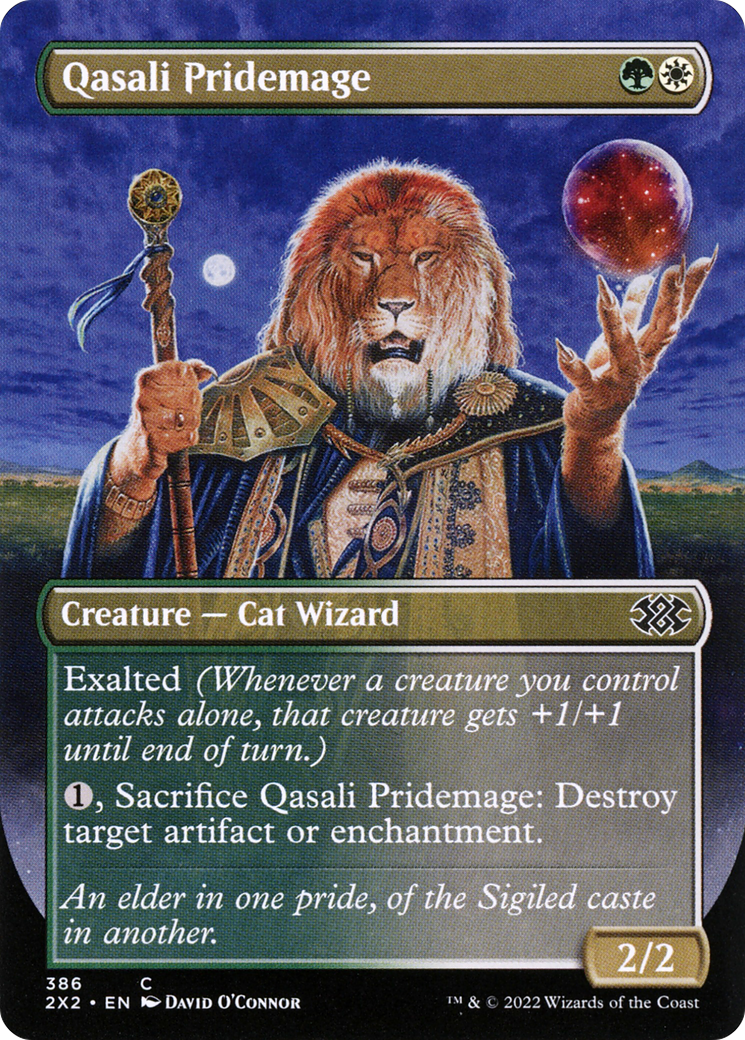 Qasali Pridemage (Borderless Alternate Art) [Double Masters 2022] - The Mythic Store | 24h Order Processing