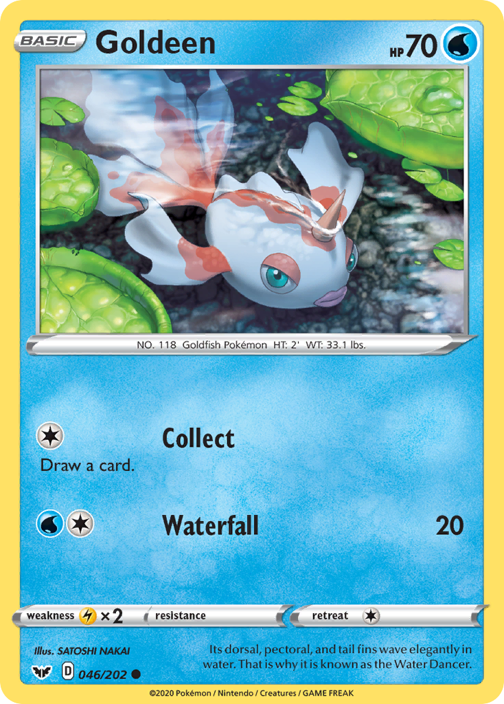 Goldeen (046/202) [Sword & Shield: Base Set] - The Mythic Store | 24h Order Processing