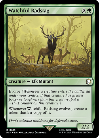 Watchful Radstag (Surge Foil) [Fallout] - The Mythic Store | 24h Order Processing