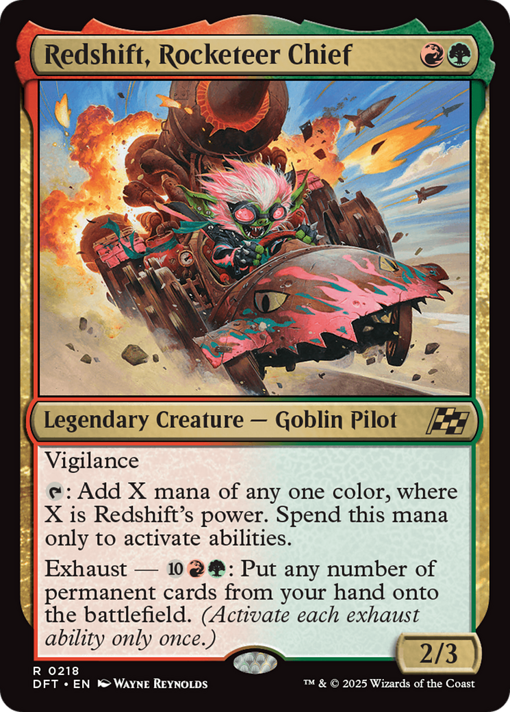 Redshift, Rocketeer Chief [Aetherdrift] - The Mythic Store | 24h Order Processing