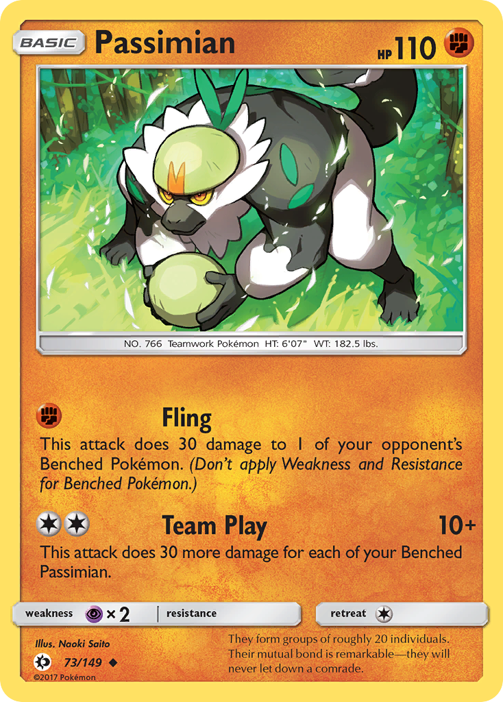 Passimian (73/149) [Sun & Moon: Base Set] - The Mythic Store | 24h Order Processing