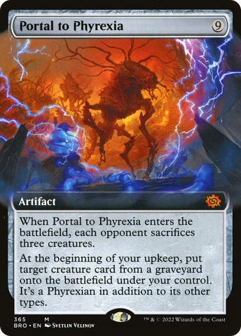 Portal to Phyrexia (Extended Art) [The Brothers' War] - The Mythic Store | 24h Order Processing
