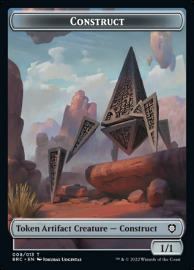 Construct (008) // Goat Double-Sided Token [The Brothers' War Commander Tokens] - The Mythic Store | 24h Order Processing