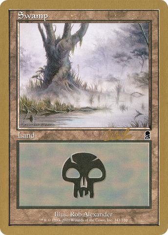 Swamp (cr341) (Carlos Romao) [World Championship Decks 2002] - The Mythic Store | 24h Order Processing