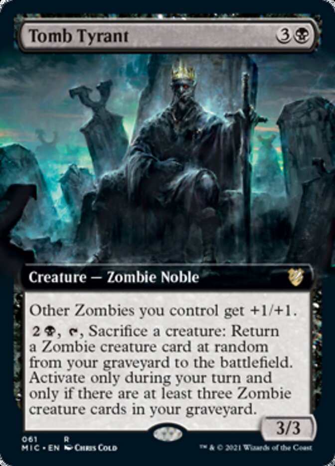 Tomb Tyrant (Extended Art) [Innistrad: Midnight Hunt Commander] - The Mythic Store | 24h Order Processing