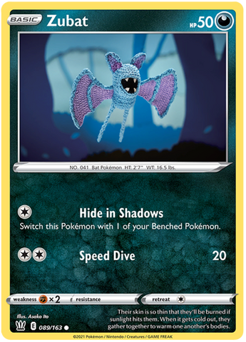 Zubat (089/163) [Sword & Shield: Battle Styles] - The Mythic Store | 24h Order Processing