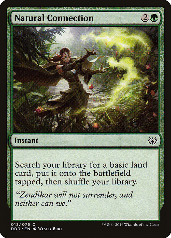 Natural Connection [Duel Decks: Nissa vs. Ob Nixilis] - The Mythic Store | 24h Order Processing