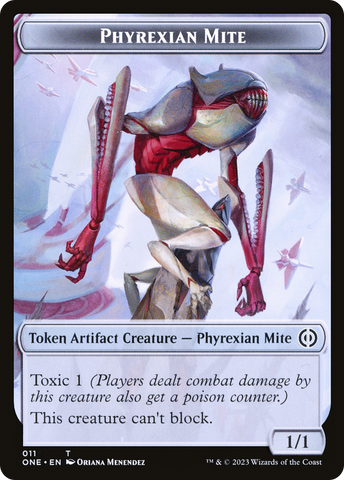 Phyrexian Mite // Phyrexian Insect Double-Sided Token [Phyrexia: All Will Be One Commander Tokens] - The Mythic Store | 24h Order Processing