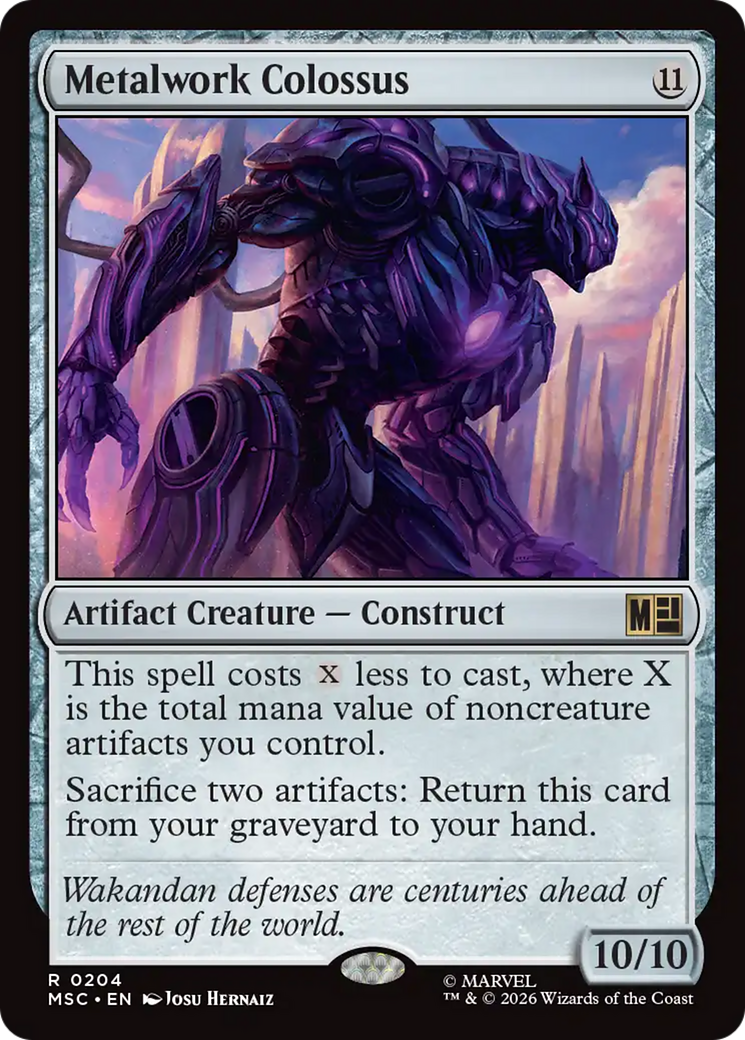 Metalwork Colossus [Marvel Super Heroes Commander] - The Mythic Store | 24h Order Processing