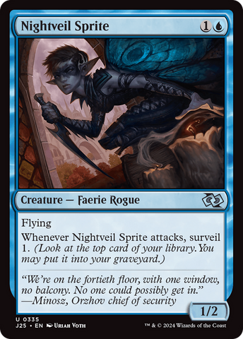 Nightveil Sprite [Foundations Jumpstart] - The Mythic Store | 24h Order Processing