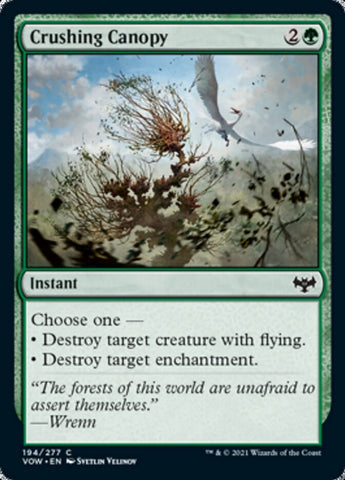 Crushing Canopy [Innistrad: Crimson Vow] - The Mythic Store | 24h Order Processing