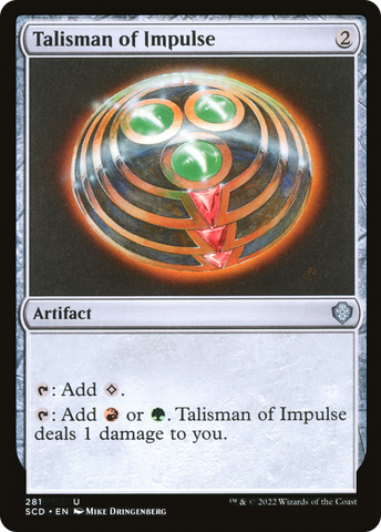 Talisman of Impulse [Starter Commander Decks] - The Mythic Store | 24h Order Processing