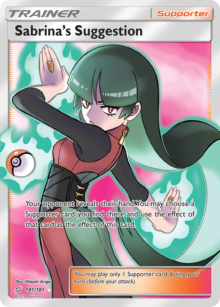 Sabrina's Suggestion (181/181) [Sun & Moon: Team Up] - The Mythic Store | 24h Order Processing