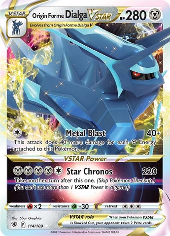 Origin Forme Dialga VSTAR (114/189) [Sword & Shield: Astral Radiance] - The Mythic Store | 24h Order Processing
