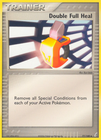 Double Full Heal (77/100) [EX: Crystal Guardians] - The Mythic Store | 24h Order Processing