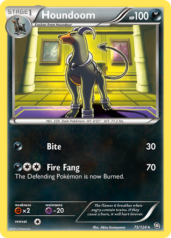 Houndoom (75/124) [Black & White: Dragons Exalted] - The Mythic Store | 24h Order Processing