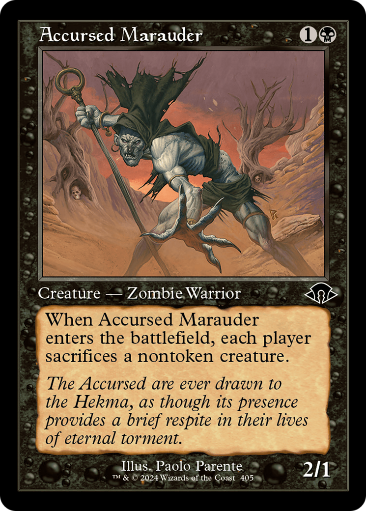 Accursed Marauder (Retro Frame) [Modern Horizons 3] - The Mythic Store | 24h Order Processing