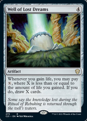 Well of Lost Dreams [Commander 2021] - The Mythic Store | 24h Order Processing