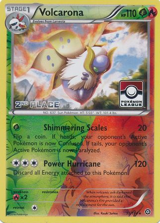 Volcarona (15/114) (League Promo 2nd Place) [XY: Steam Siege] - The Mythic Store | 24h Order Processing