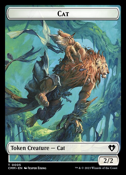 Elemental (0024) // Cat (0005) Double-Sided Token [Commander Masters Tokens] - The Mythic Store | 24h Order Processing