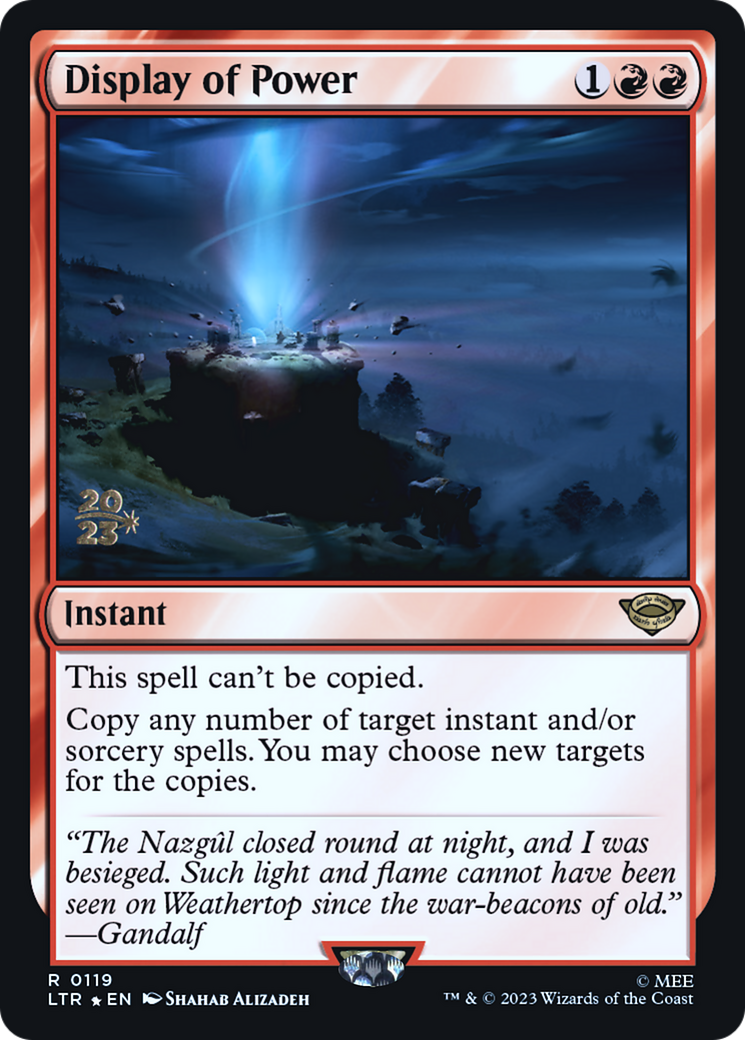 Display of Power [The Lord of the Rings: Tales of Middle-Earth Prerelease Promos] - The Mythic Store | 24h Order Processing