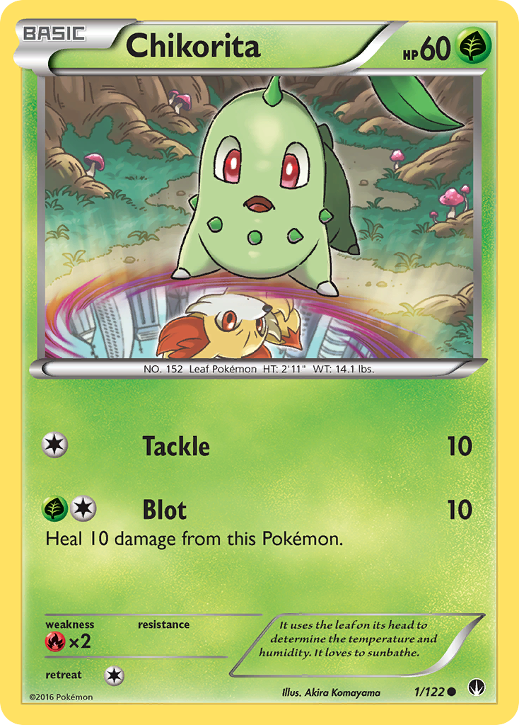 Chikorita (1/122) [XY: BREAKpoint] - The Mythic Store | 24h Order Processing