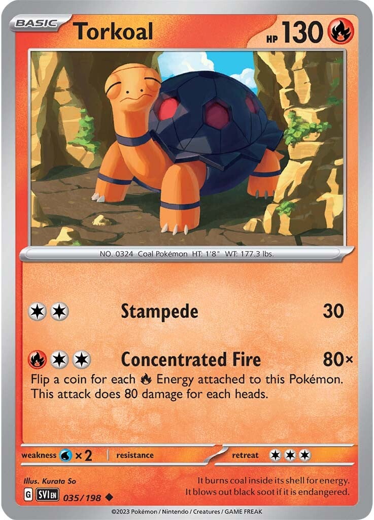 Torkoal (035/198) [Scarlet & Violet: Base Set] - The Mythic Store | 24h Order Processing