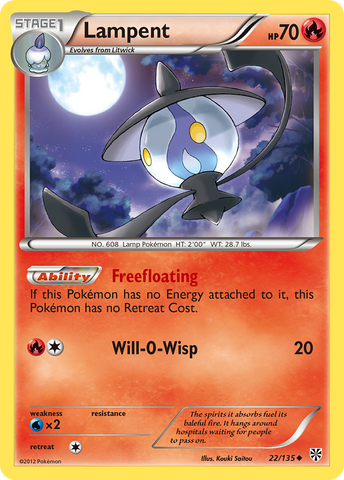 Lampent (22/135) [Black & White: Plasma Storm] - The Mythic Store | 24h Order Processing