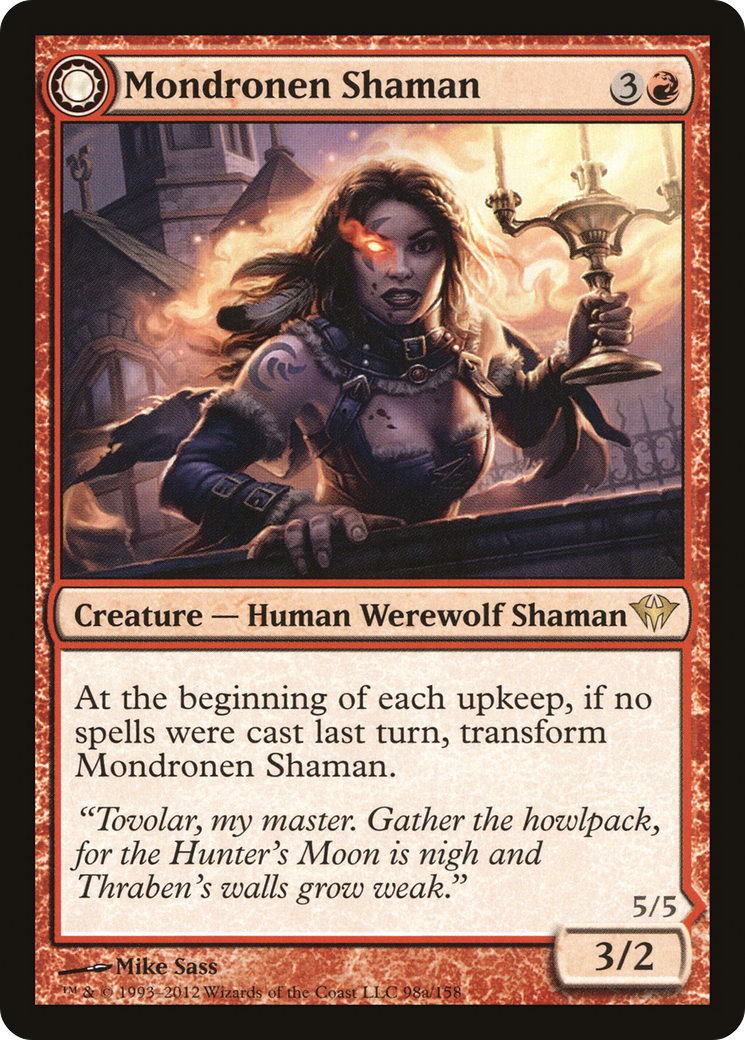 Mondronen Shaman // Tovolar's Magehunter [Dark Ascension] - The Mythic Store | 24h Order Processing